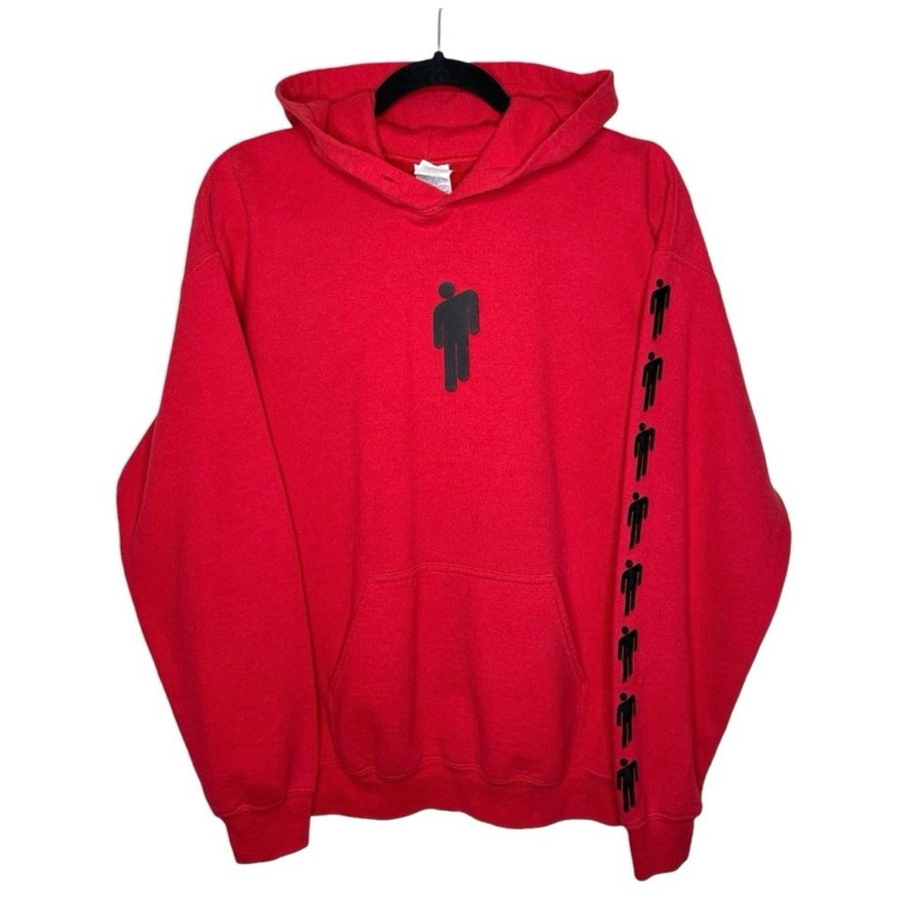 Billie Eilish Red Hoodies Medium